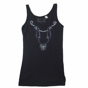 THREADS 4 THOUGHT Black Embellished Tank
